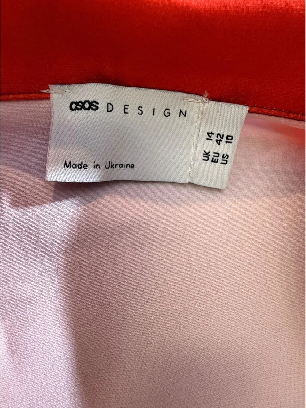 ASOS DESIGN Colorblock Fitted Blazer UK 14 EU 42 US 10